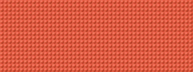 Perler beads ironed under a coarse-weave ironing cloth