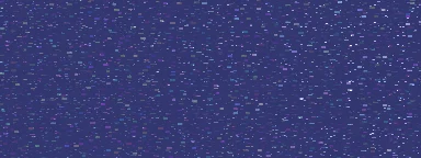 Perler beads ironed under a rainbow glitter cloth